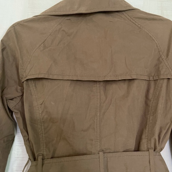 H&M short trench coat brown, size 6 - Picture 13 of 16